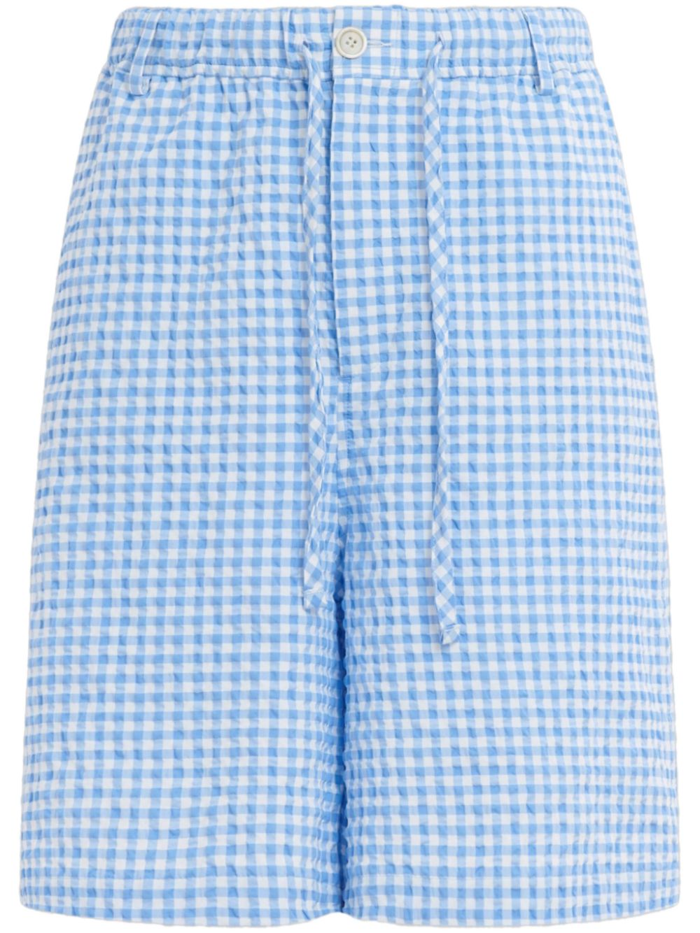 Marni Geruite shorts Blauw