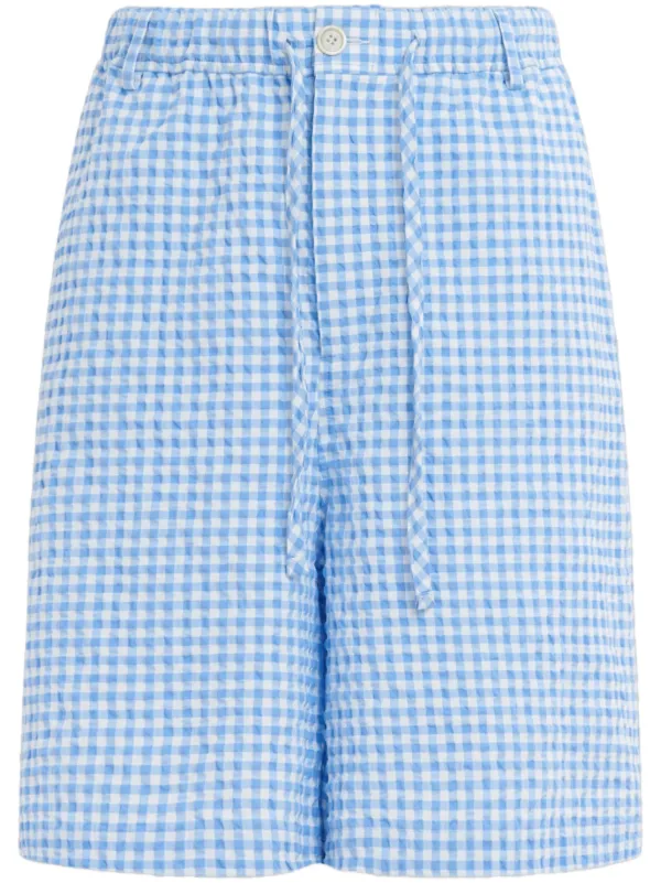 【送料&関税込】Marni Printed Shorts No Vacancy Inn Galactic Paradise Poplin Shorts in Royal – SVRN