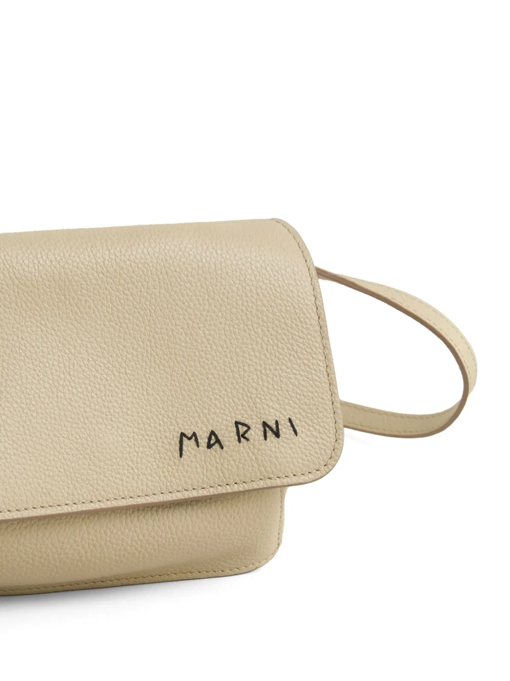 Marni レザー ショルダーバッグ | ニュートラル | FARFETCH JP