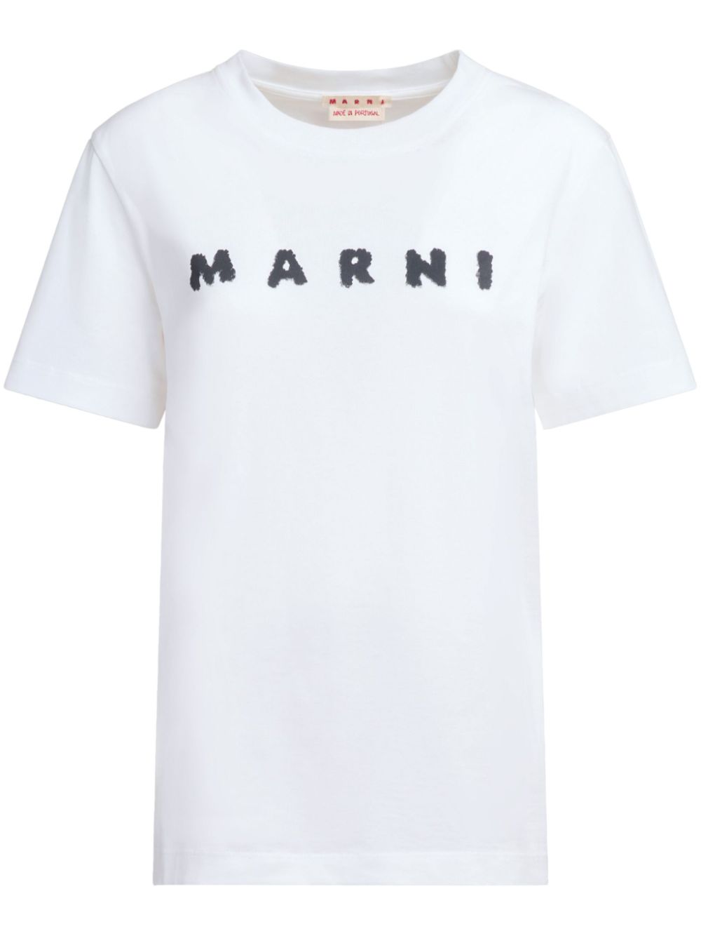 Marni logo print T-shirt - White