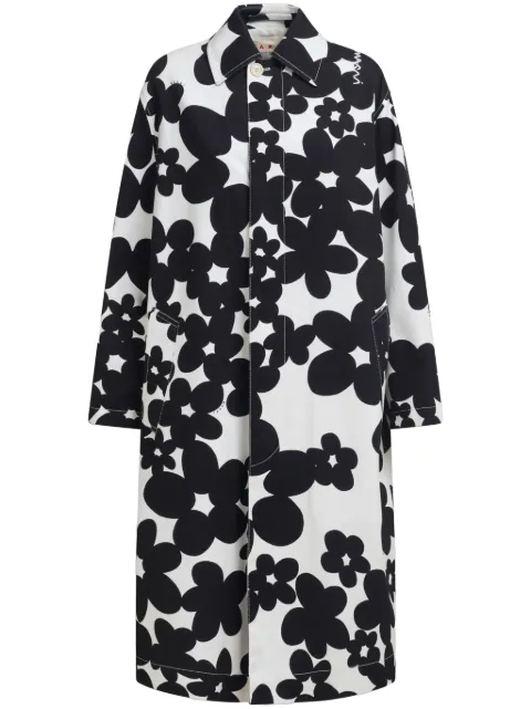 Marni floral-print coat