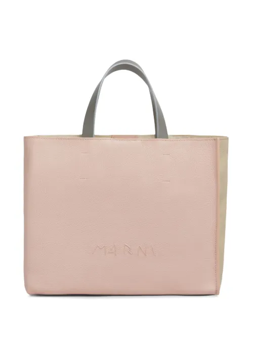 Marni sac cabas Museo - Rose - Marni - Modalova