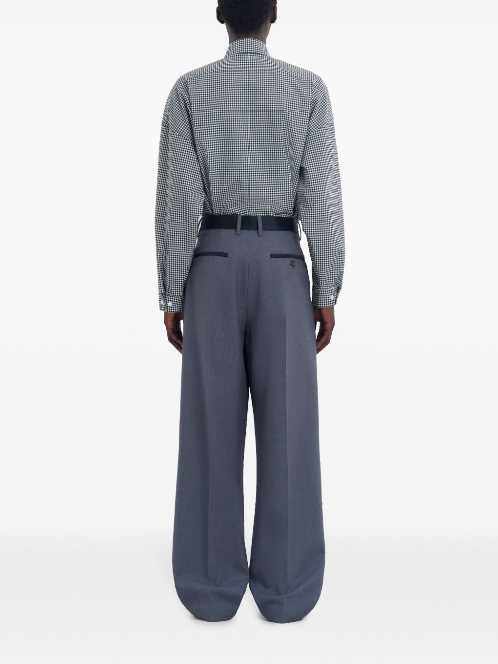 Cheap Marni contrasting waistband trousers Men