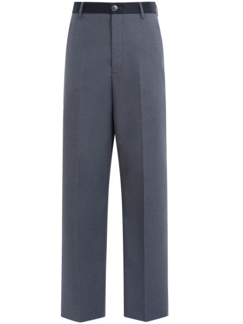 Marni contrasting waistband trousers Men