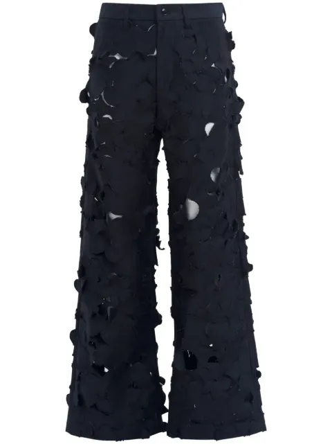 Marni pantalones con detalle de aberturas