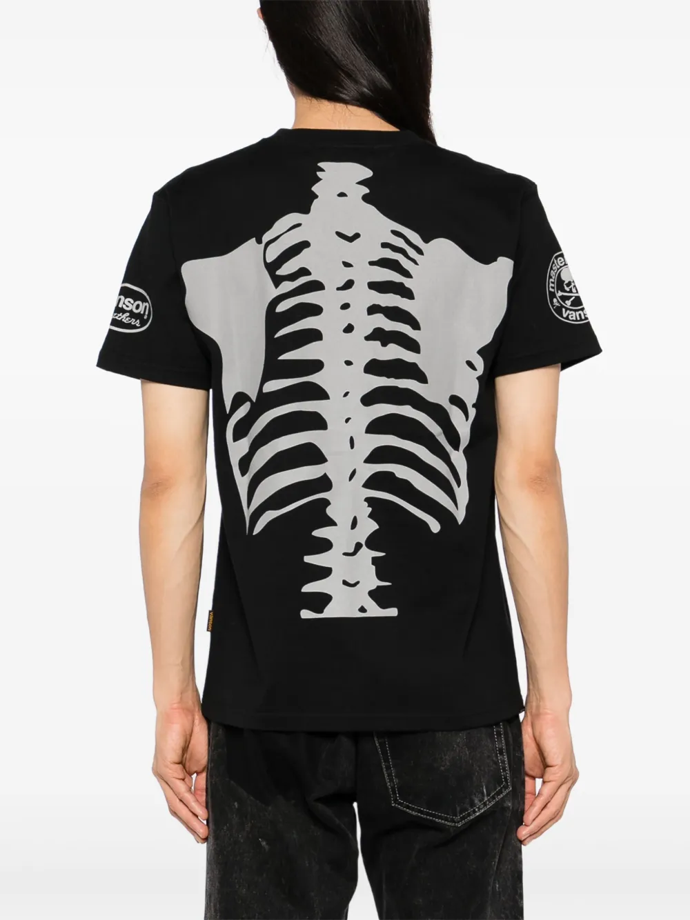 Mastermind World Katoenen T-shirt met logoprint Zwart