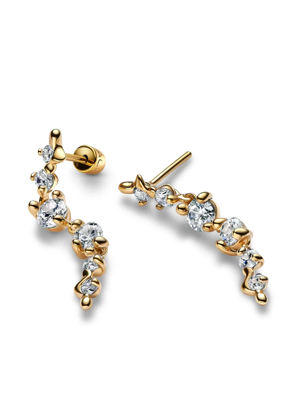 Maria Black Medium Arctic Earring In Gold