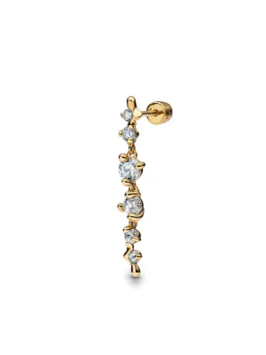 Swarovski Imber ドロップピアス | ゴールドトーン | FARFETCH JP
