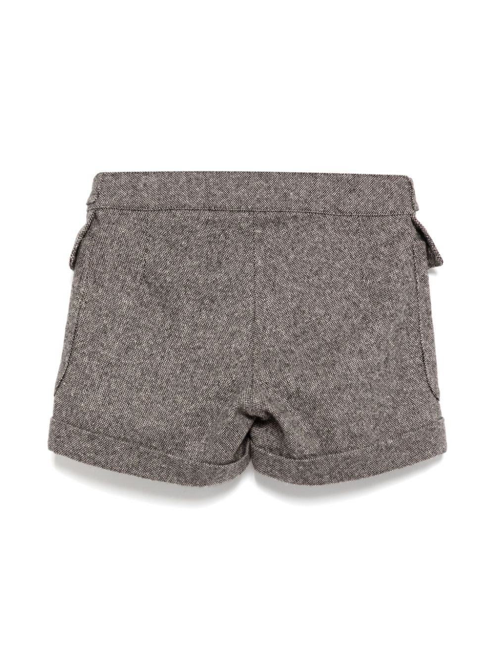 Burberry Kids Shorts met ruches - Grijs