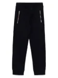 Burberry Kids cotton track pants - Blue