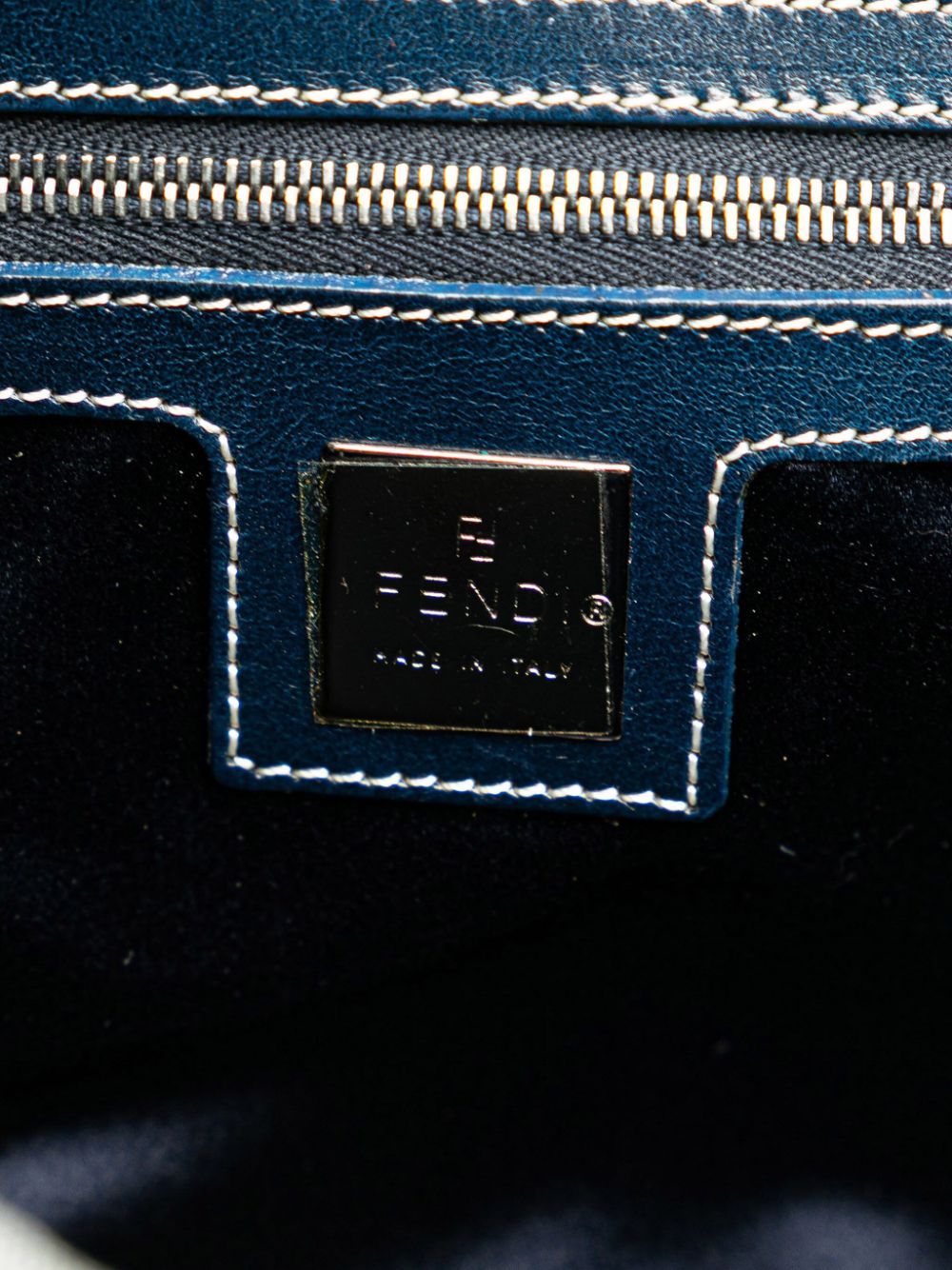 Fendi 2000-2010 Zucchino Canvas shoulder bag