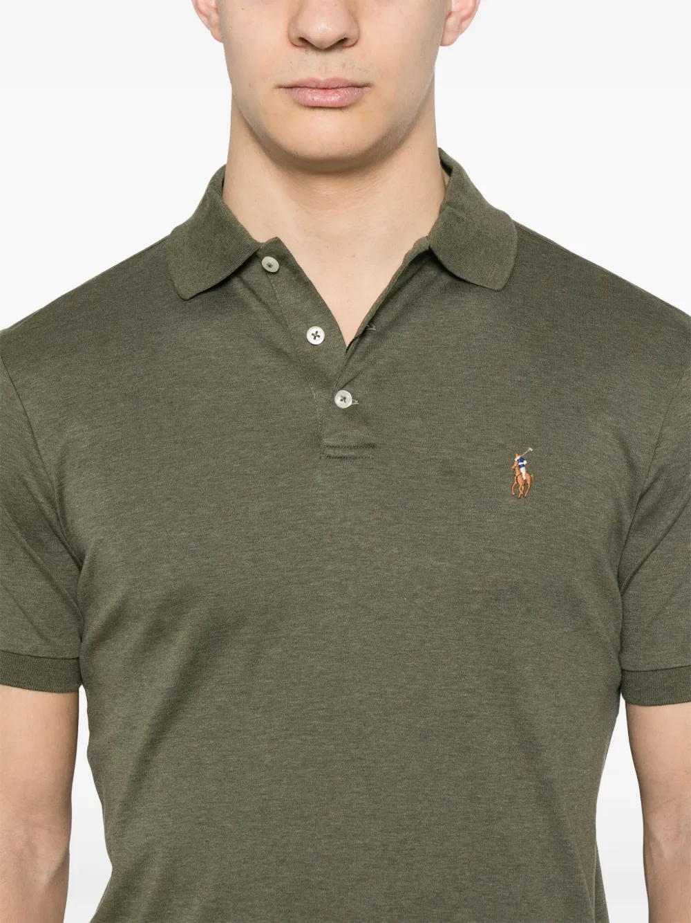Polo Ralph Lauren Poloshirt met borduurwerk Groen