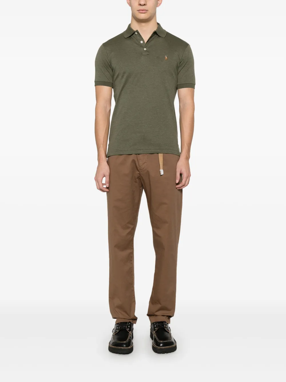 Polo Ralph Lauren Poloshirt met borduurwerk Groen