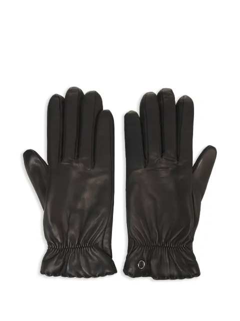 Orciani guantes de piel de napa