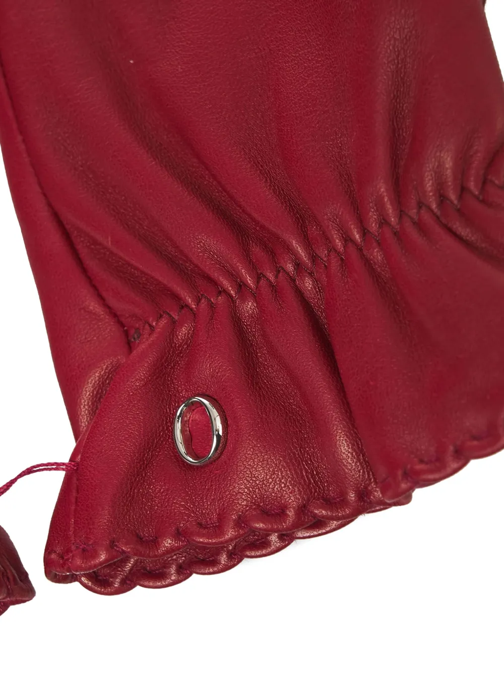 Orciani nappa leather gloves - Rood