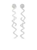 Marni logo earrings - Silver