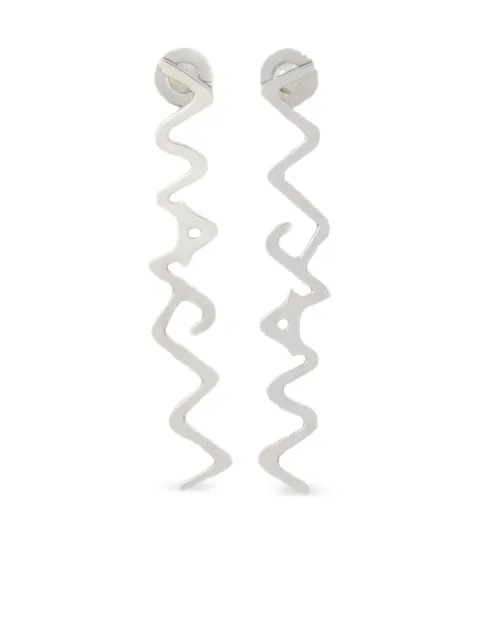 Marni logo earrings