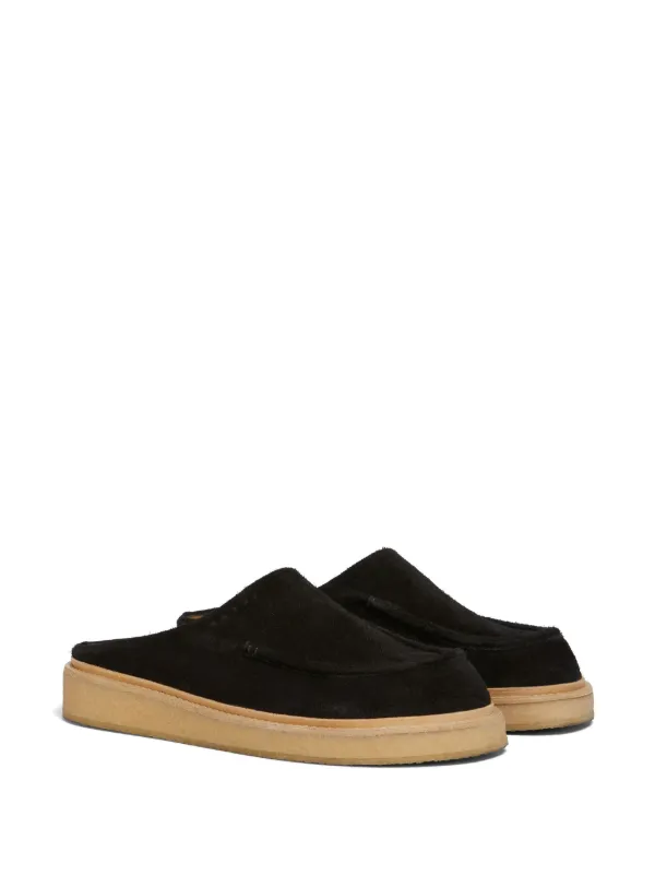 【高額売筋】 Marni レザー スリッポン | ブラック | FARFETCH JP 靴
