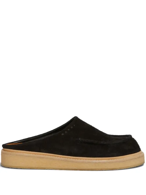 Marni chaussons en cuir - Noir - Marni - Modalova
