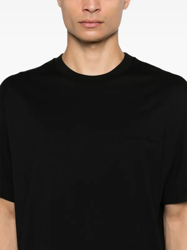 Givenchy logo-embossed T-shirt | Black | FARFETCH