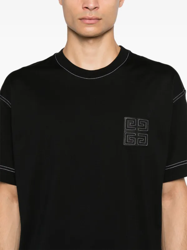 【GIVENCHY】関税込☆4G コットンTシャツ 半袖 ブラック Givenchy 4G Tシャツ | ブラック | FARFETCH JP