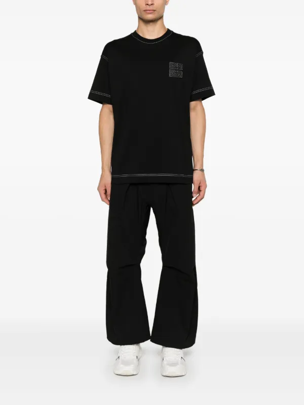 【GIVENCHY】関税込☆4G コットンTシャツ 半袖 ブラック Givenchy 4G Tシャツ | ブラック | FARFETCH JP