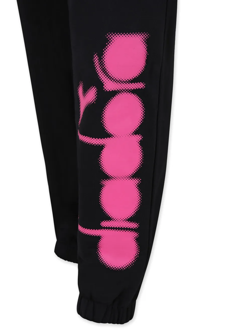 Diadora Junior Trainingsbroek met logoprint Zwart