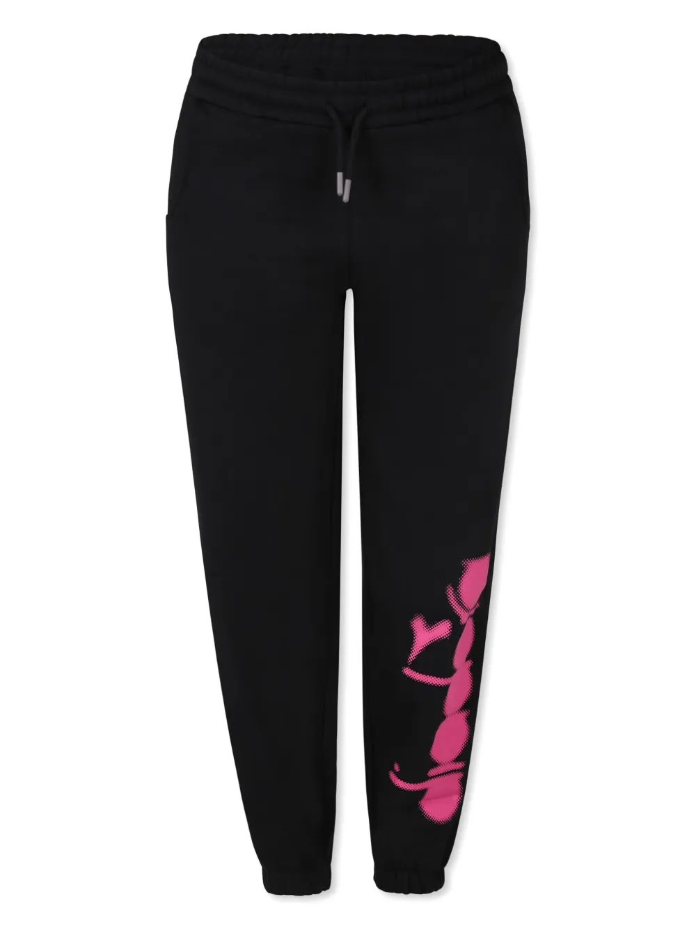 Diadora Junior Trainingsbroek met logoprint Zwart