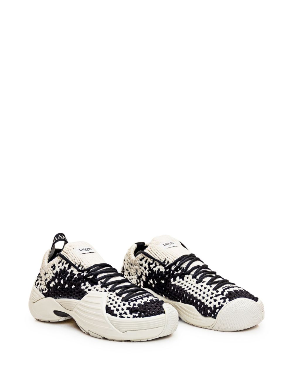 Lanvin Flash knit sneakers - Wit