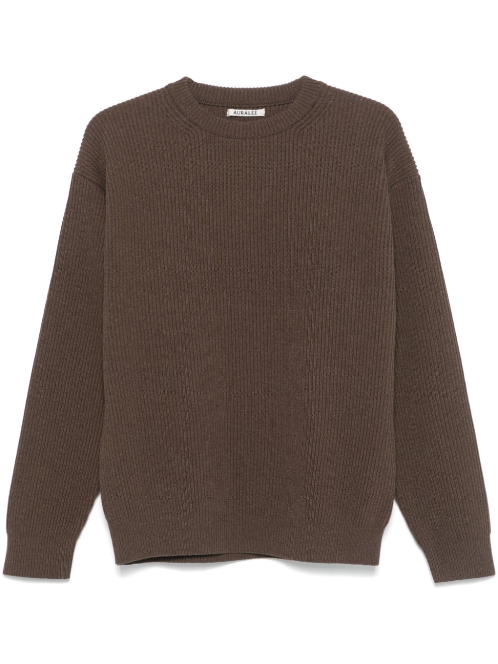 Auralee ribbed-knit sweater - Brown