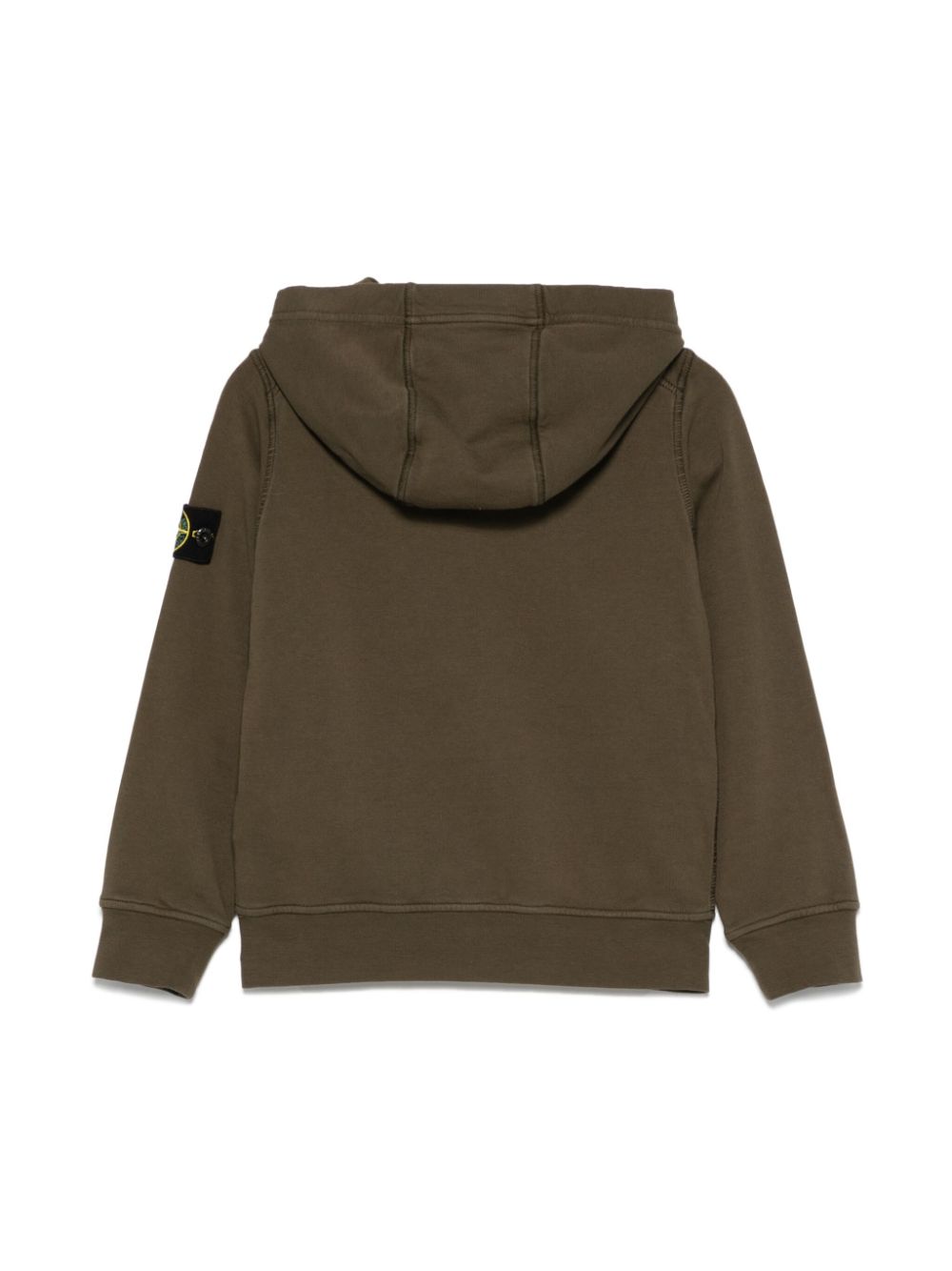 Stone Island Junior Compass-badge hoodie - Groen