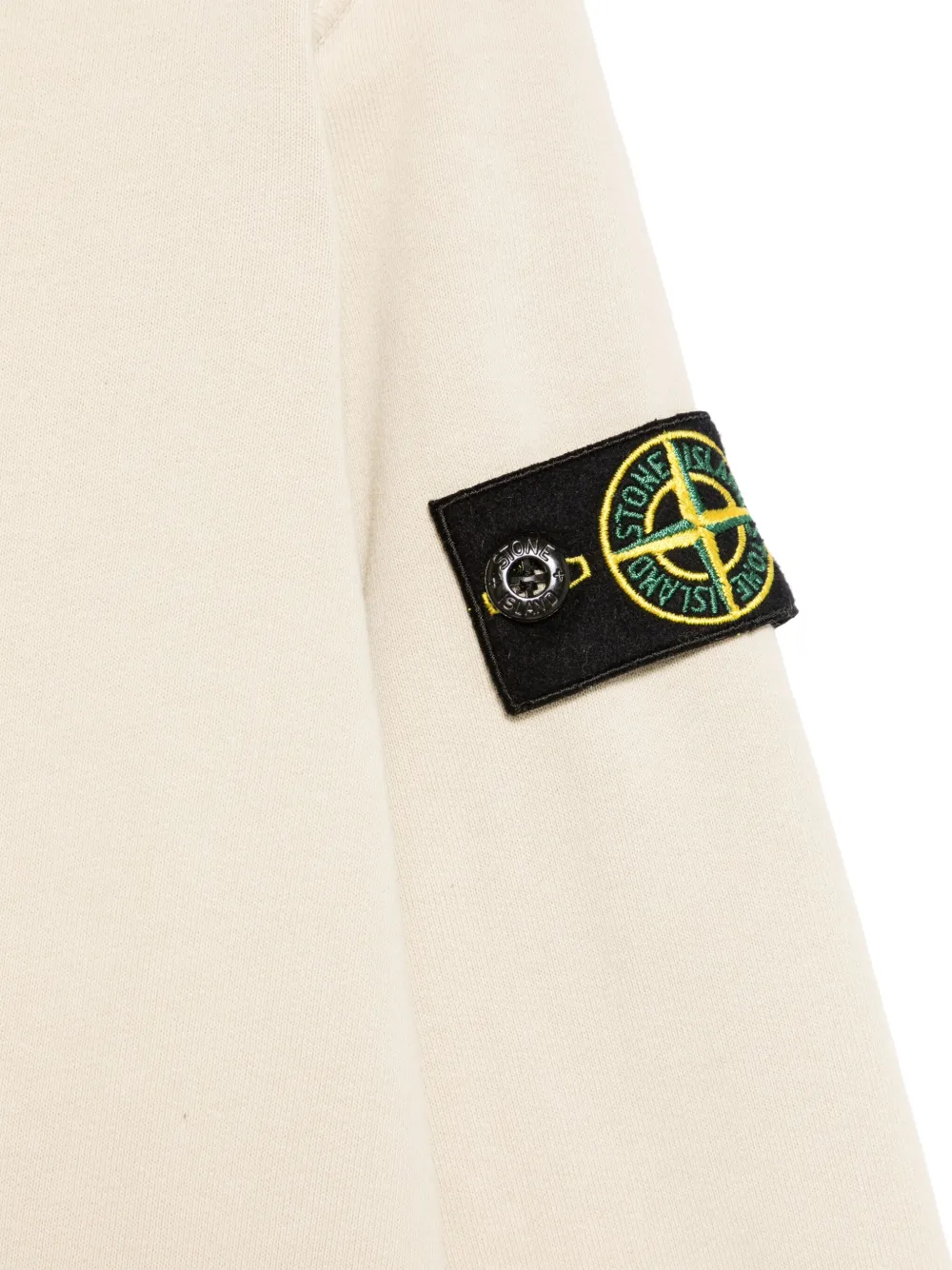 Stone Island Junior Sweater met Compass-logopatch Beige