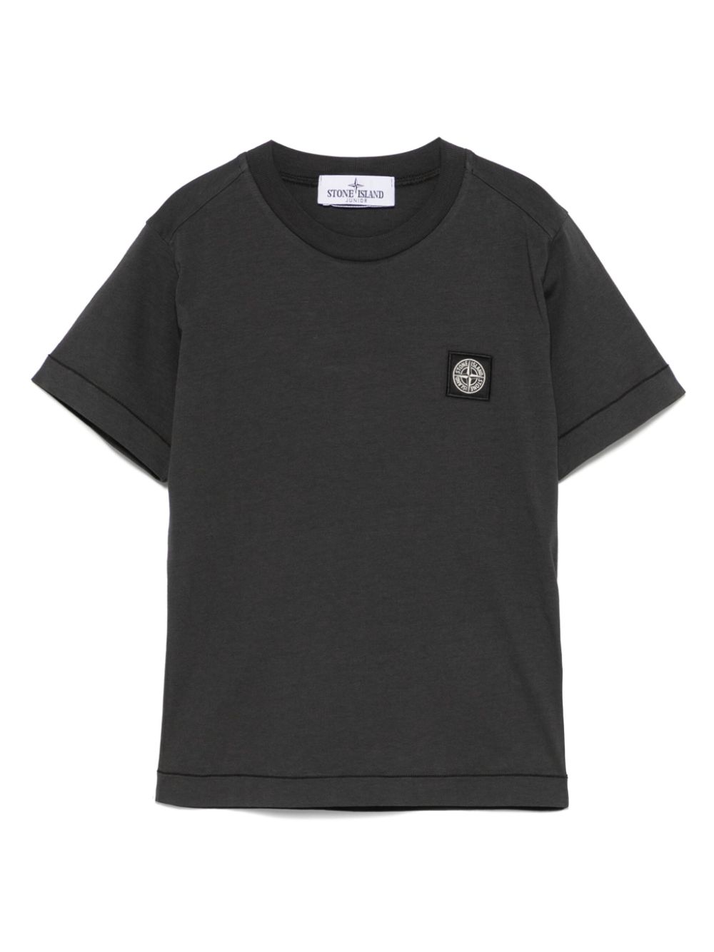 Stone Island Junior Compass-patch T-shirt - Grey