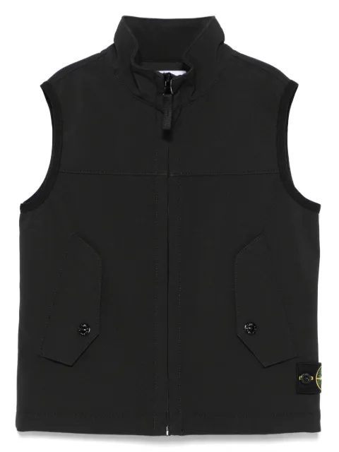 Stone Island Junior Colete com patch de bússola