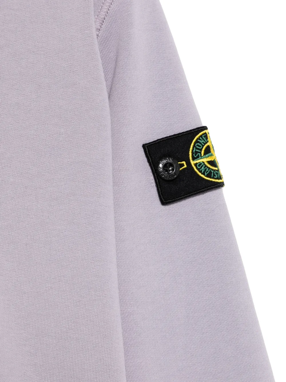 Stone Island Junior Sweater met Compass-logopatch Paars