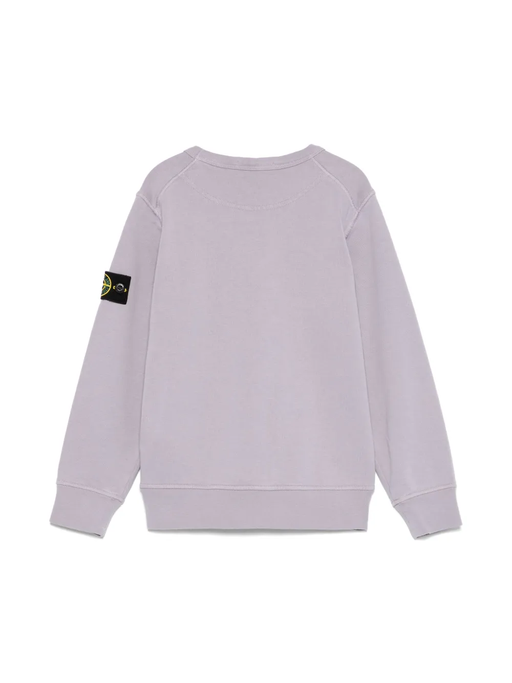 Stone Island Junior Sweater met Compass-logopatch Paars