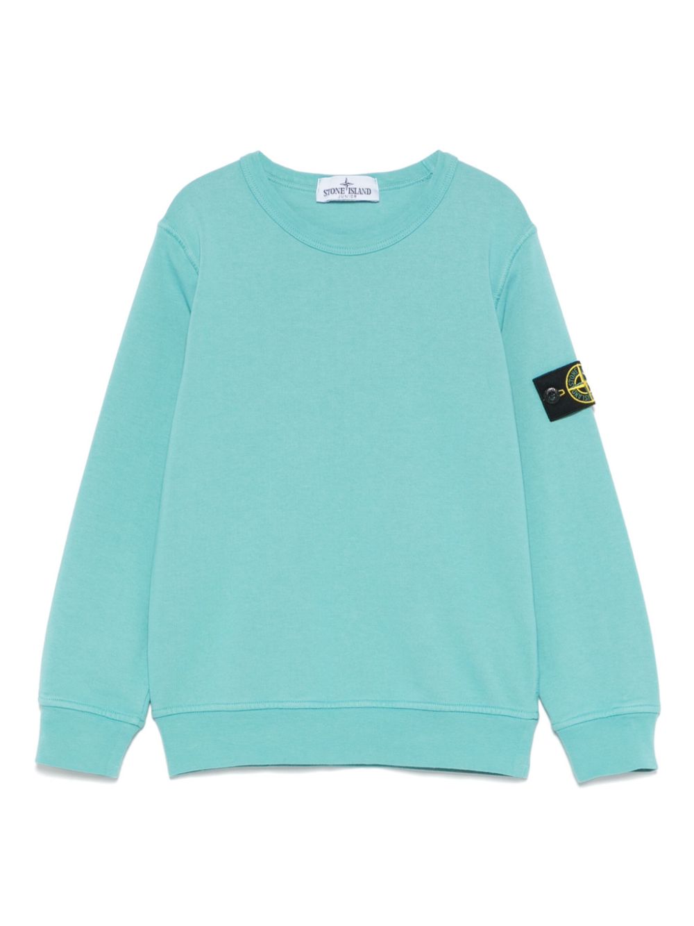 Stone Island Junior Compass-badge sweatshirt Blauw