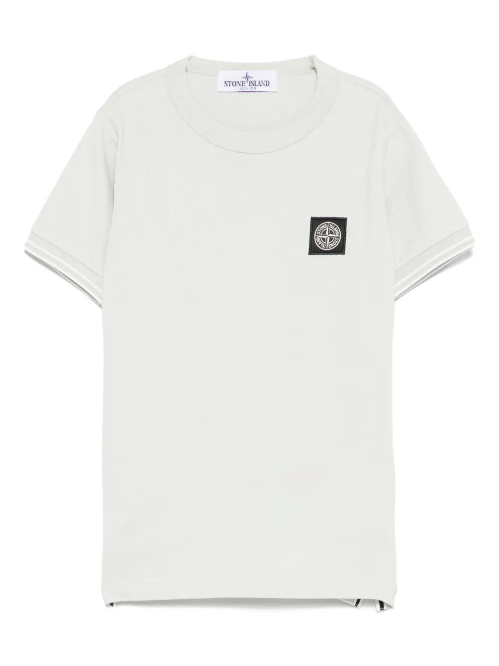 Stone Island Junior T-shirt met Compass-logopatch Grijs