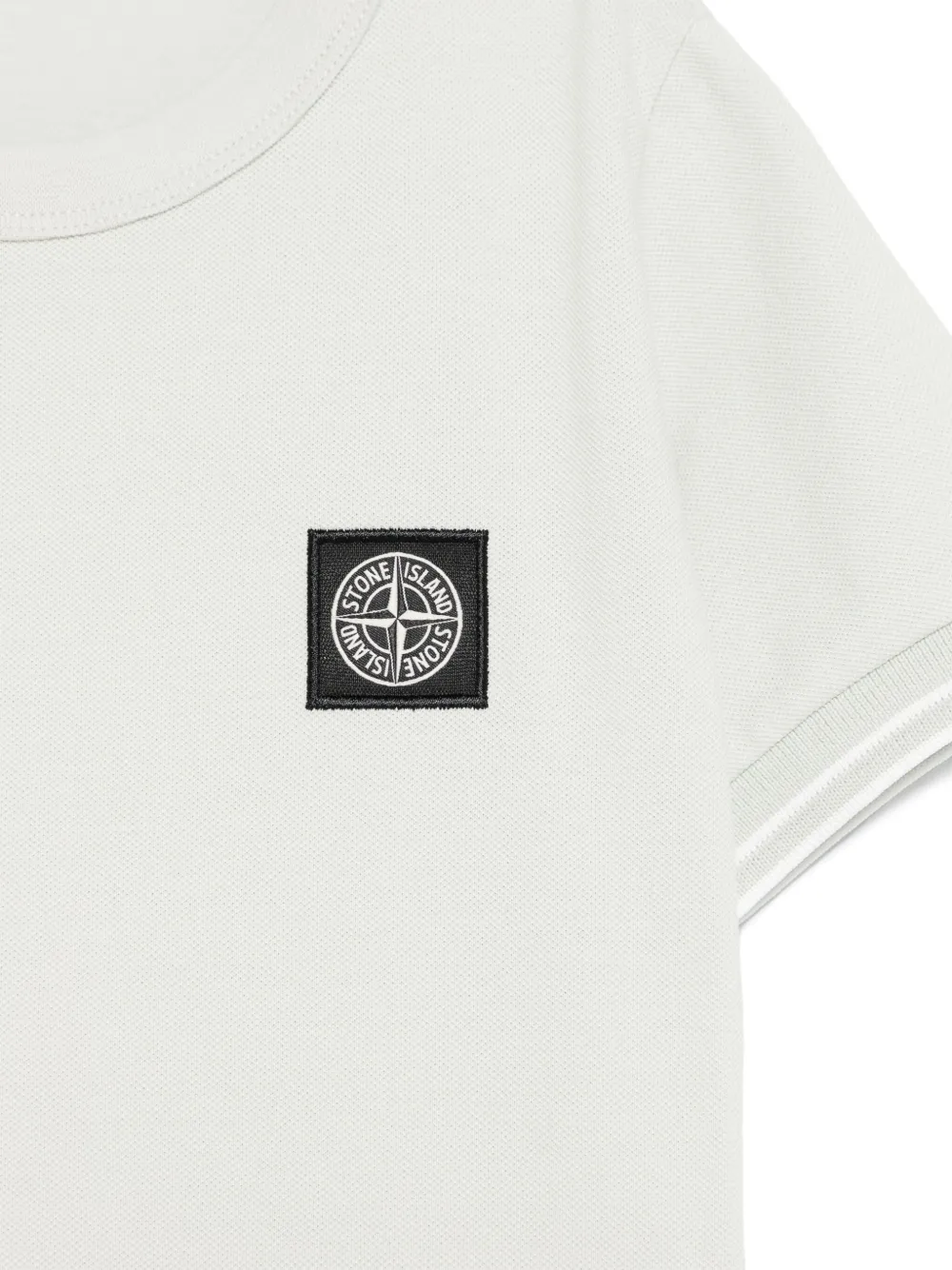 Stone Island Junior T-shirt met Compass-logopatch Grijs