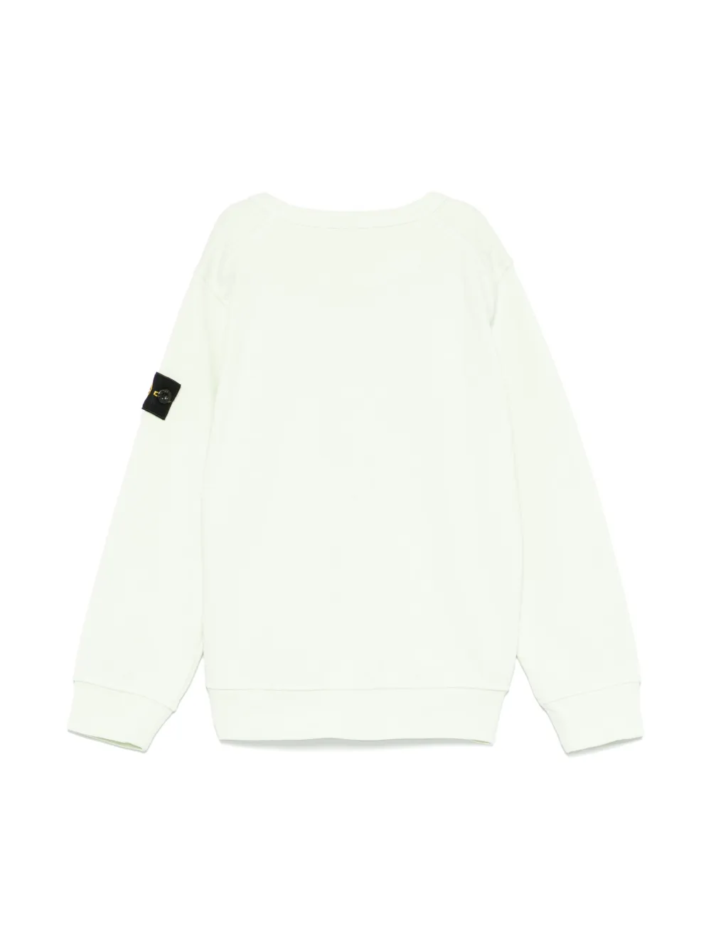 Stone Island Junior Sweater met Compass-logopatch - Groen