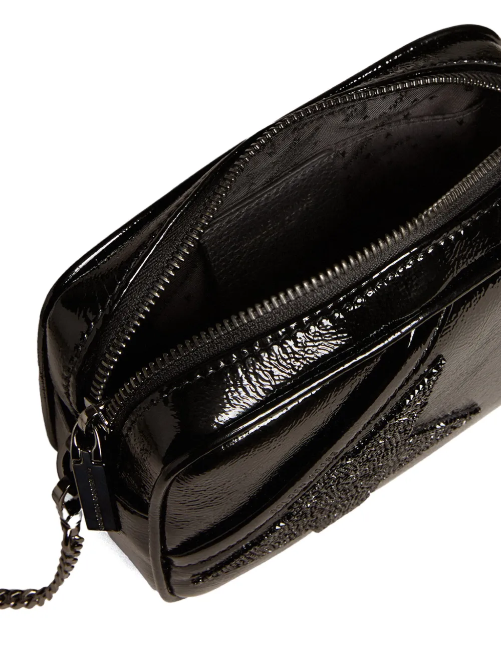 Golden Goose Mini Star Cross Body Bag In Black