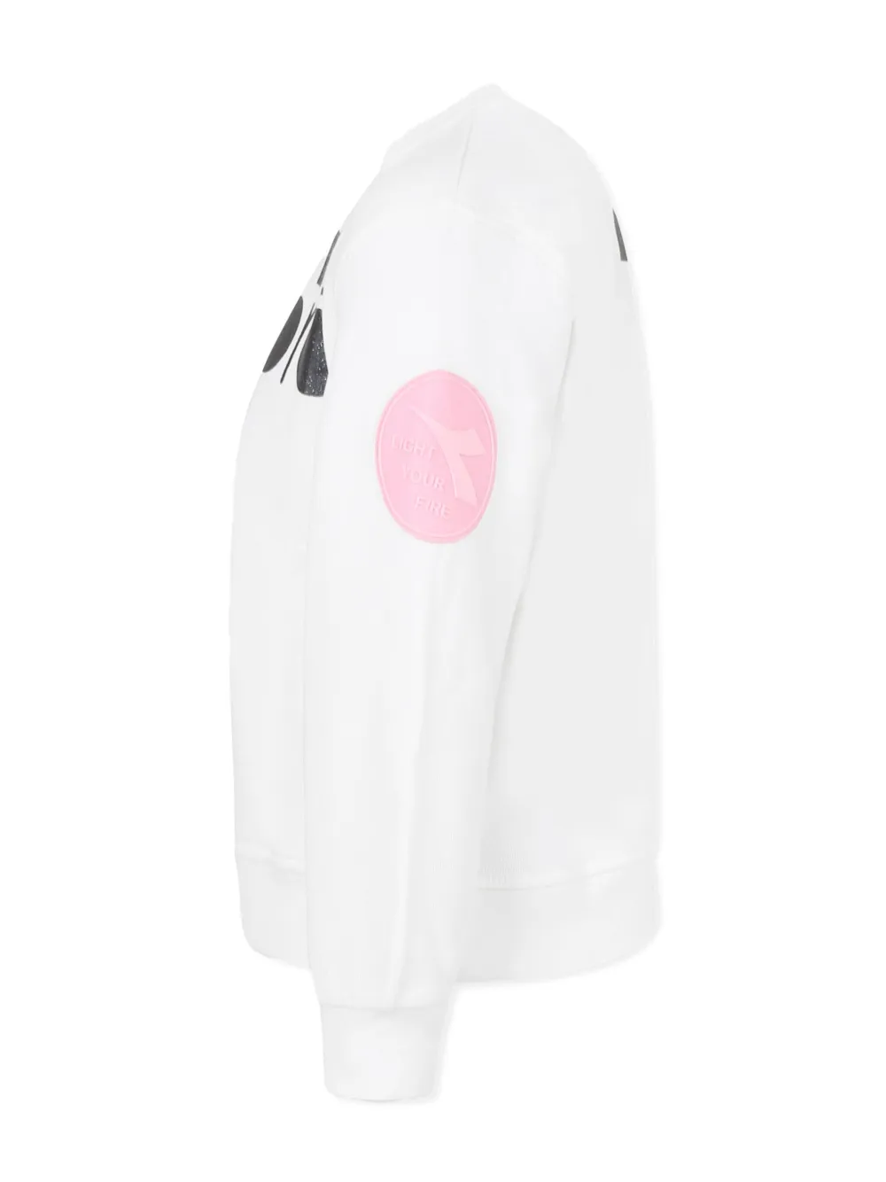 Diadora Junior Sweater met logoprint Wit