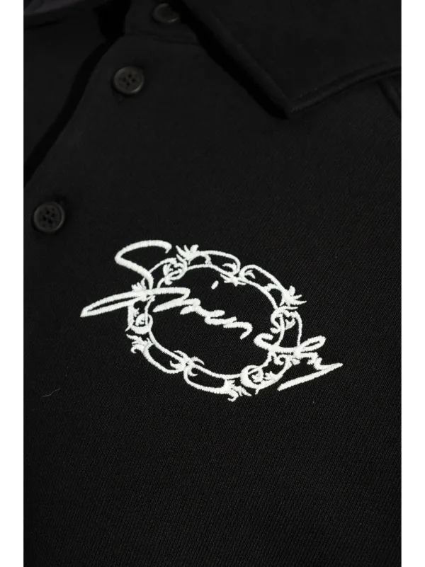 GIVENCHY◆ポロシャツ ブラック ホワイト Givenchy Zipped Front Polo shirt, (BM70AX3006) | eBay