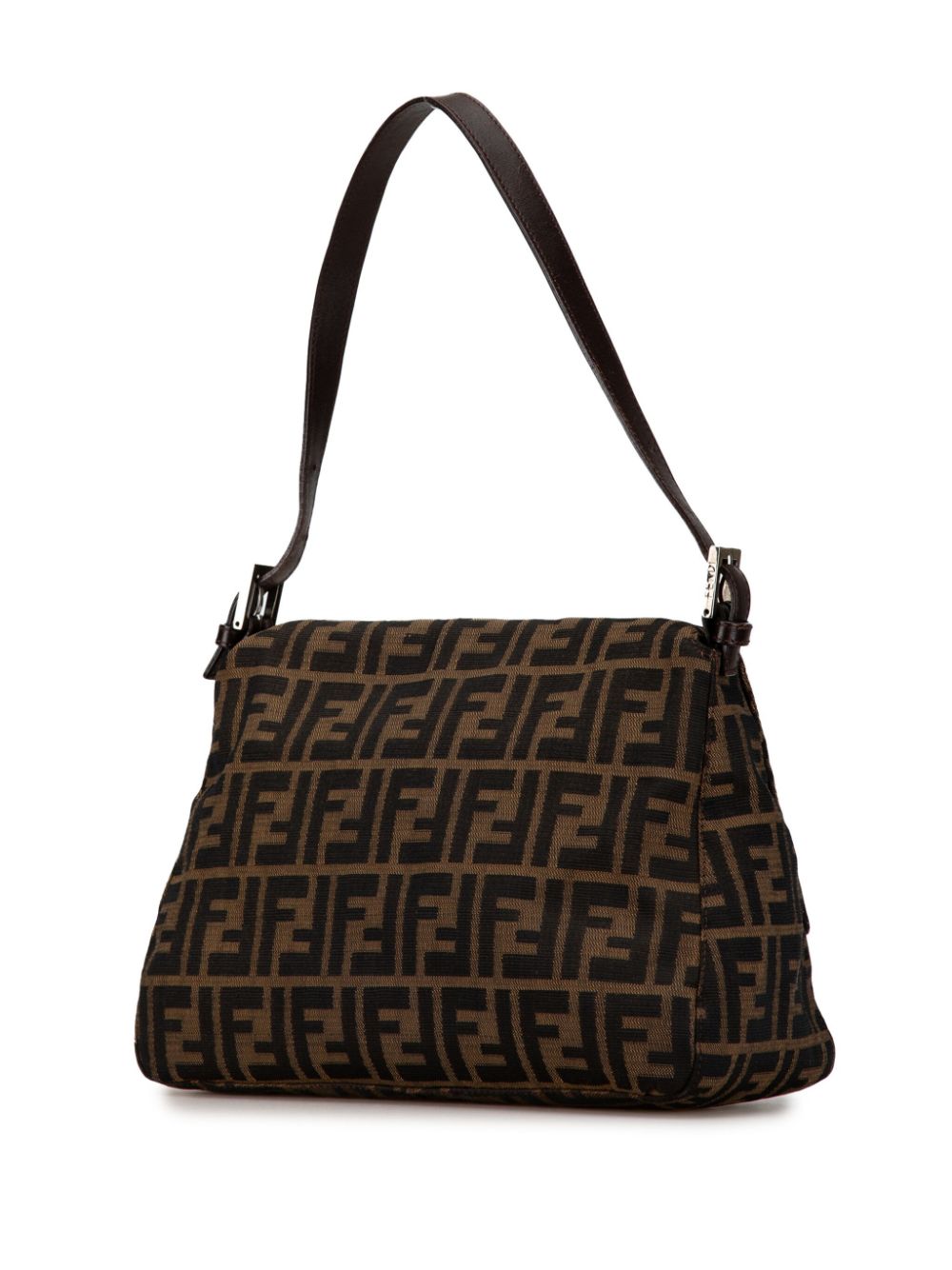 Fendi Pre-Owned 2000-2010 Zucca Canvas Mamma Forever shoulder bag - Bruin