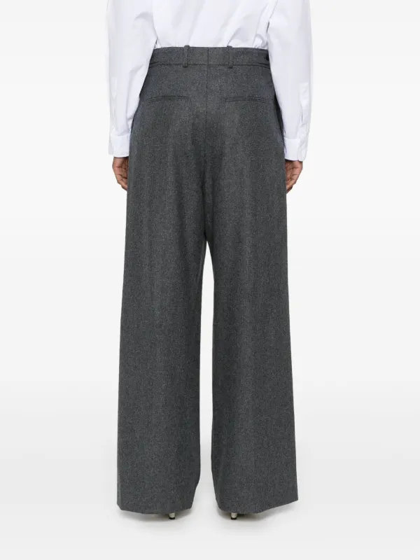 VIP【関税送料無料】希少 Carven Tr201 Wide Leg Trousers Carven wide-leg Trousers | Grey | FARFETCH JO
