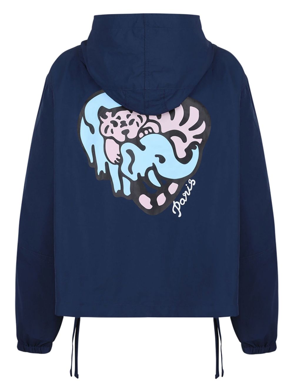 Kenzo Jungle Heart windbreaker - Blauw