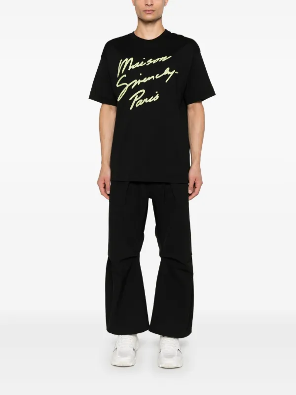 Givenchy logo-embroidered T-shirt | Black | FARFETCH