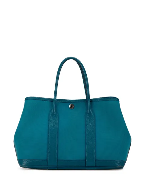 Hermès Pre-Owned 2018 Toile and Negonda Garden Party 30 tote bag