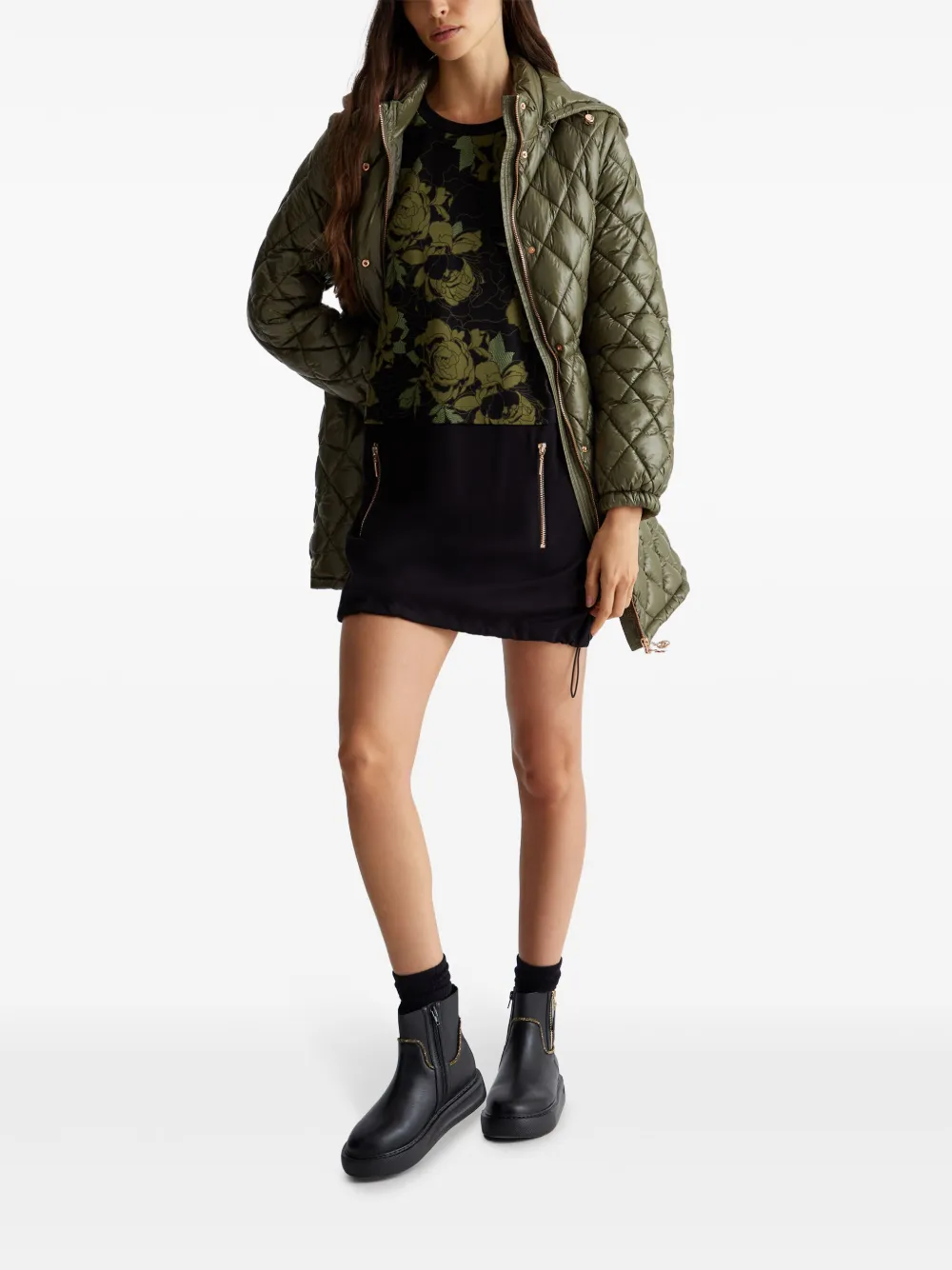 LIU JO padded coat - Groen