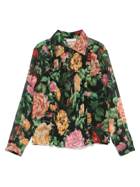 Dolce & Gabbana Kids floral-print shirt 